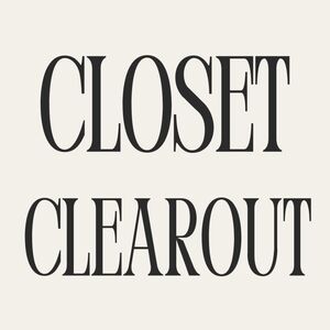 CLOSETT CLEAROUTT!!